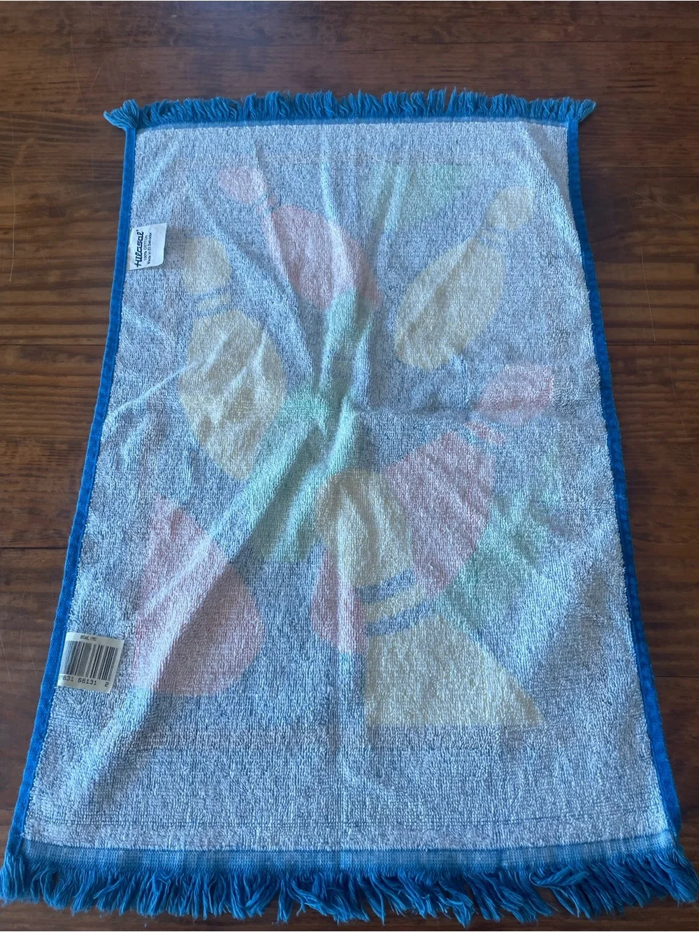 Vintage Retro Bowling Pin Graphic Towel Size small unique accessory unique